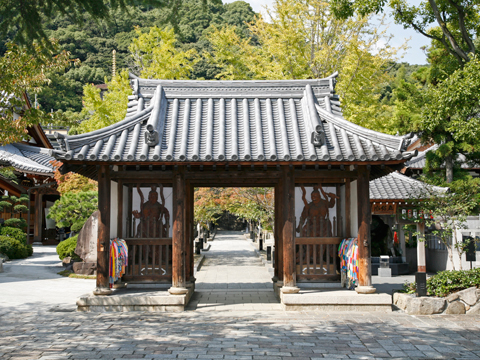 仁王門・龍華橋