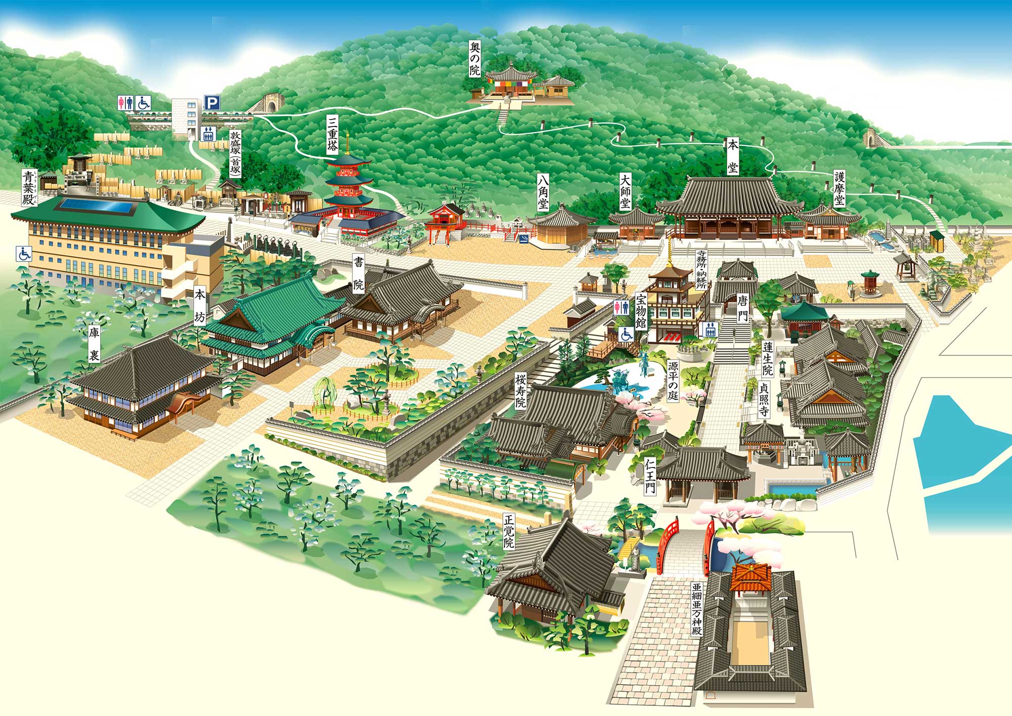 境内案内図
