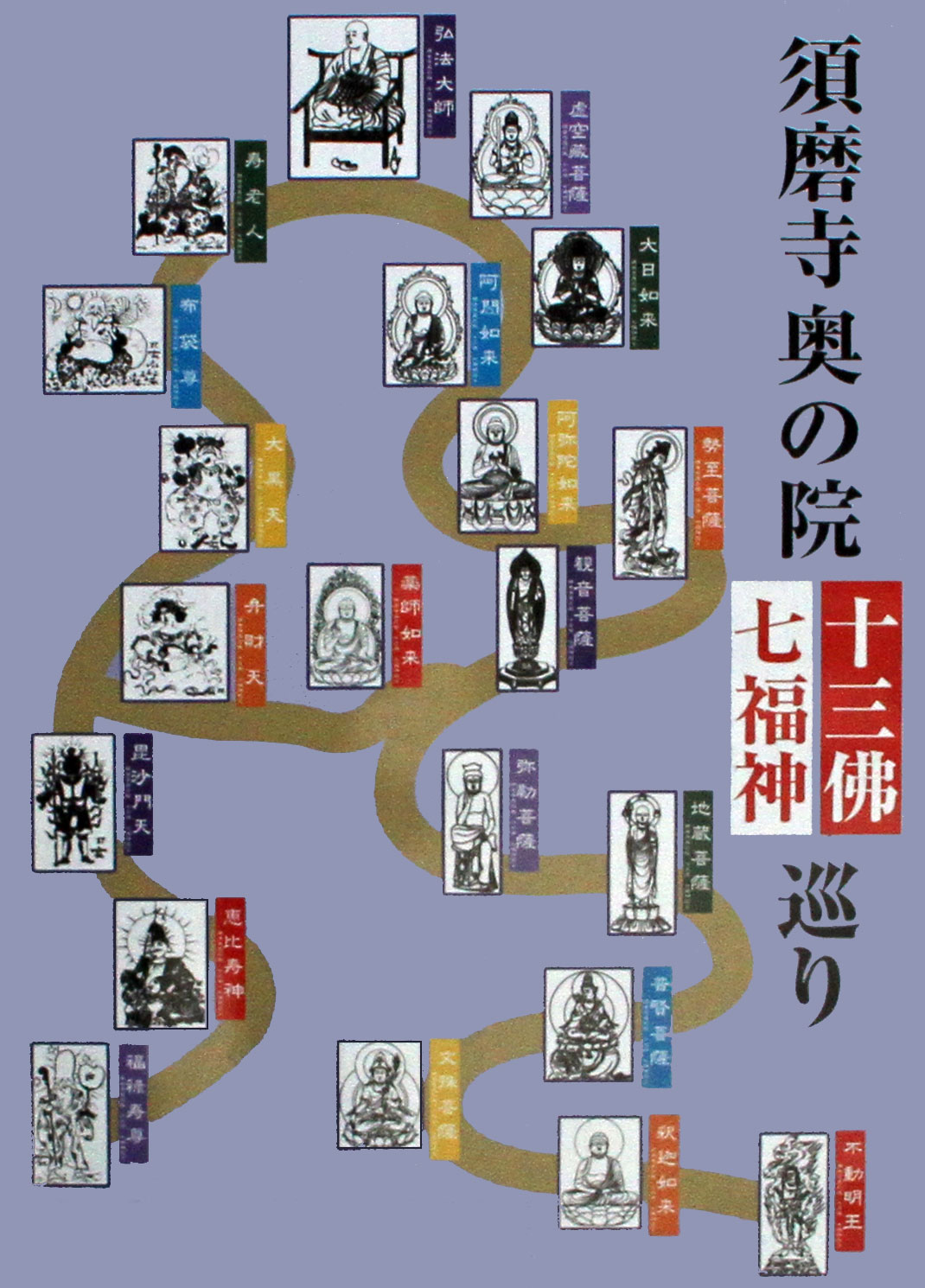 奥の院十三佛・七福神巡りポスター